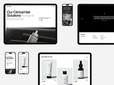 Minimalist website exploration branding clean ui editorial health interface layout minimal skincare swiss typography whitespace