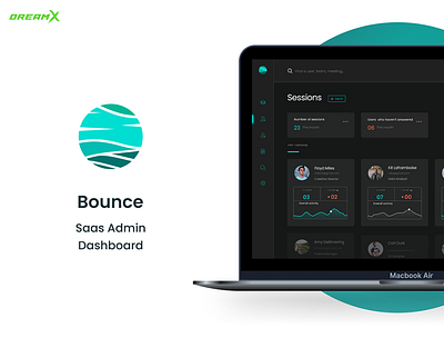 Bounce [SaaS System] admin panel app dark theme dashboard design dreamx project manager prototype saas saas solutions saas system startup ui ui design ux ux design web web app web design wireframe
