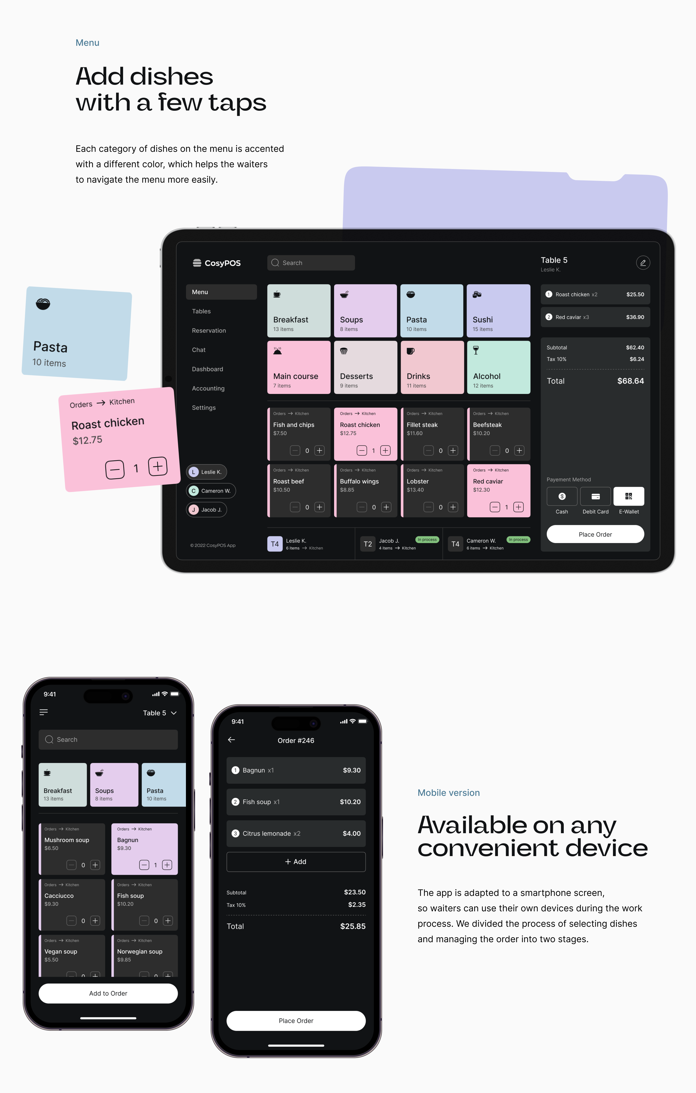 Cosy POS: case study by Ronas IT | UI/UX Team on Dribbble