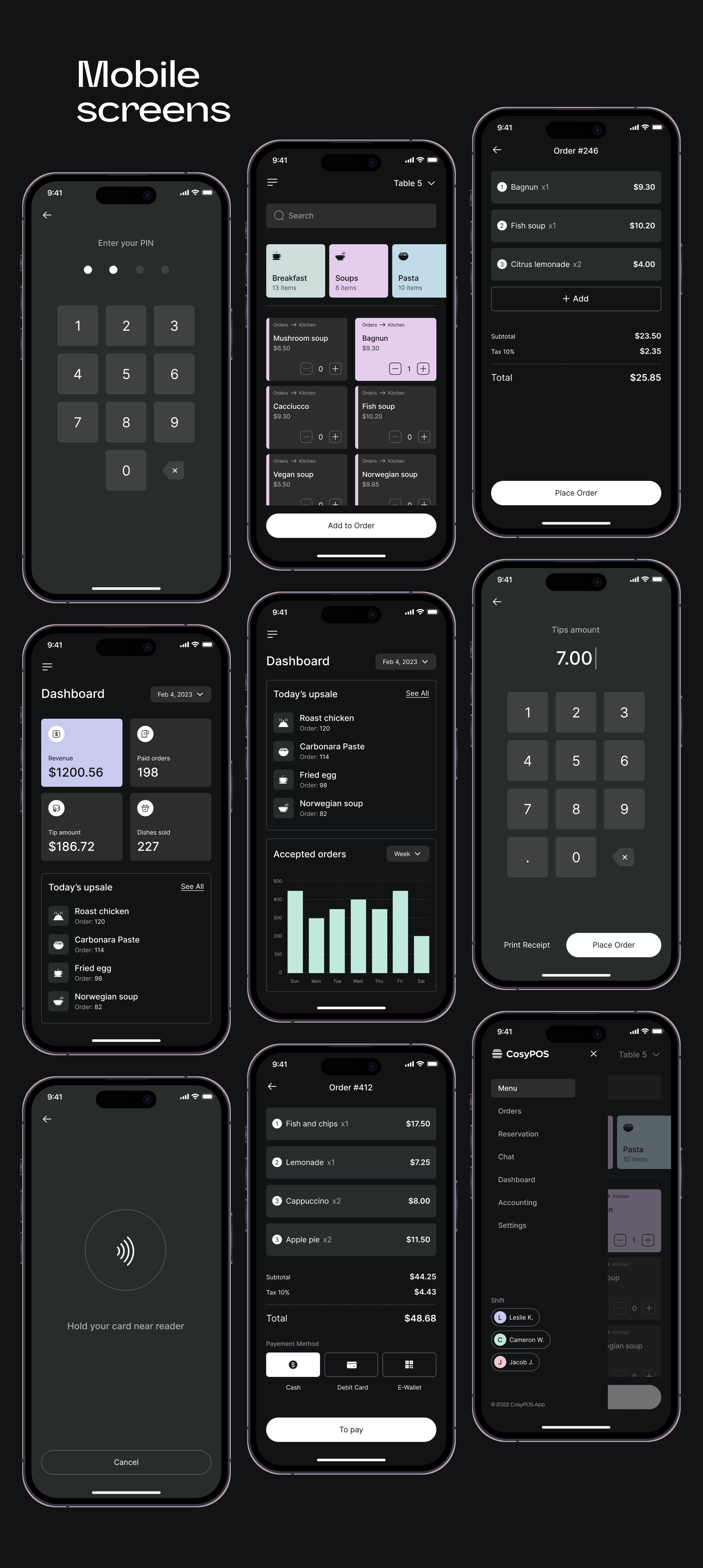 Cosy POS: case study by Ronas IT | UI/UX Team on Dribbble