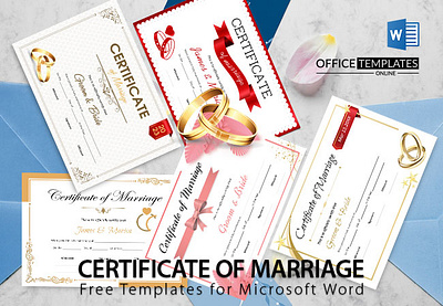 Free Editable Marriage Certificate Templates videotutorial