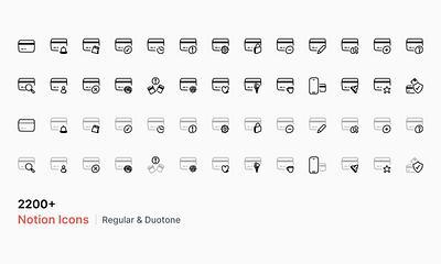 2200+ Notion Icons - Overflow Design figma free freebie icon iconpack icons iconset illustration notion notion icons notion template sketch svg vector