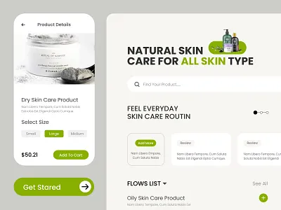 UI UX Design for Skin Care Product design graphic design illustration ui ui design uiux design web design website design wix website wix website design wordpress customization wordpress website design