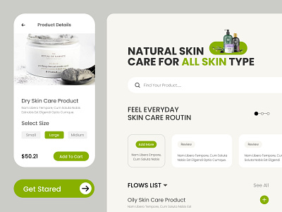 UI UX Design for Skin Care Product design graphic design illustration ui ui design uiux design web design website design wix website wix website design wordpress customization wordpress website design