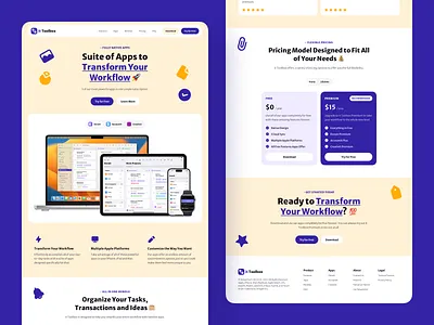 it Toolbox - Landing Page design digital design landing page landing page design landing page ui marketing website marketing website design product design ui ui design ui for landing ui for web ui for website uiux web web design web ui website website design website ui