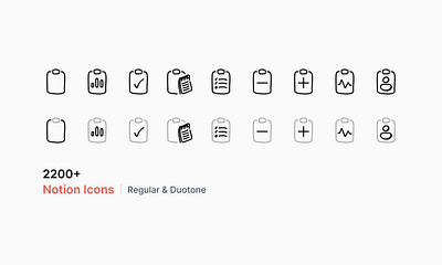 2200+ Notion Icons - Overflow Design figma free freebie icon iconpack icons iconset illustration notion notion icons notion template sketch svg vector