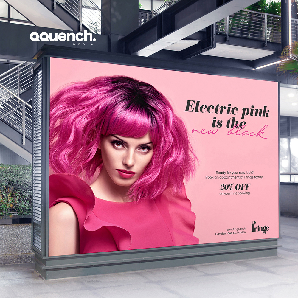 Hoarding design for a Salon by Qquench Contagion on Dribbble