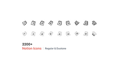 2200+ Notion Icons - Overflow Design figma free freebie icon iconpack icons iconset illustration notion notion icons notion template sketch svg vector