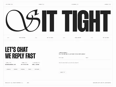 Contact - Kaixa Portfolio desgin design graphicdesign illustration inteface kaixapham logo typography ui ui ux design