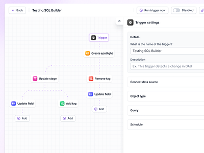 Trigger logic map (draft) ai apollo automation builder crm flow builder form builder hubspot logic builder logic map logistics lusha map process builder query query builder sales salesforce sql builder zoominfo