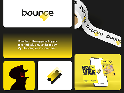 Logo Design for the BOUNCE app brand design branding design graphic design identity identity design illustration logo logo design logotype