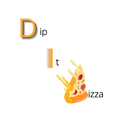 Dip It Pizza 3d animation branding design graphic design logo motion graphics pizza pizzalogo restaurantlogo