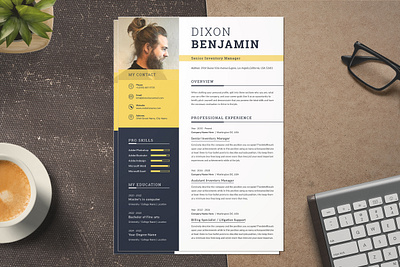 Modern Resume Template 3 page resume clean resume word modern resume portfolio resume professional design resume resume design word resume