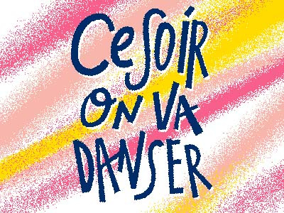 French practice casual design french gradient gradient lettering illustration lettering