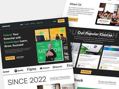 Education Landing Page