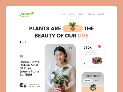 Beauty Website Design (Nature) design graphic design ui ui design uiux design web design website design wix website wordpress customization