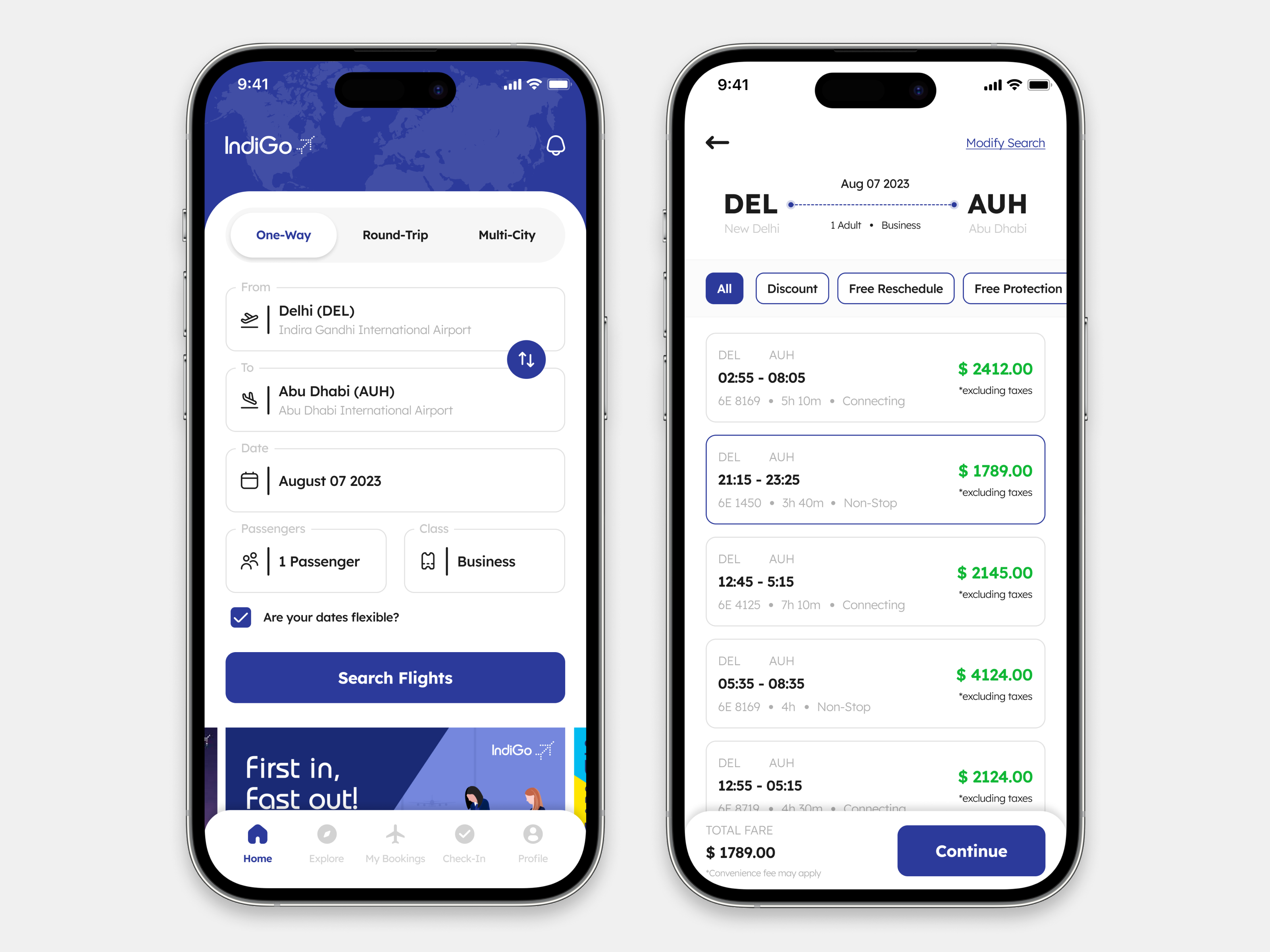 IndiGo Airlines Mobile App Redesign by Divyansh Bhatnagar on Dribbble