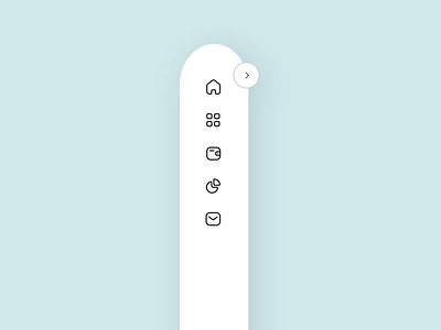 Dashboard side menu animation dashboard design interface animation minimalistic navigation side navigation bar sidebar menu ui design