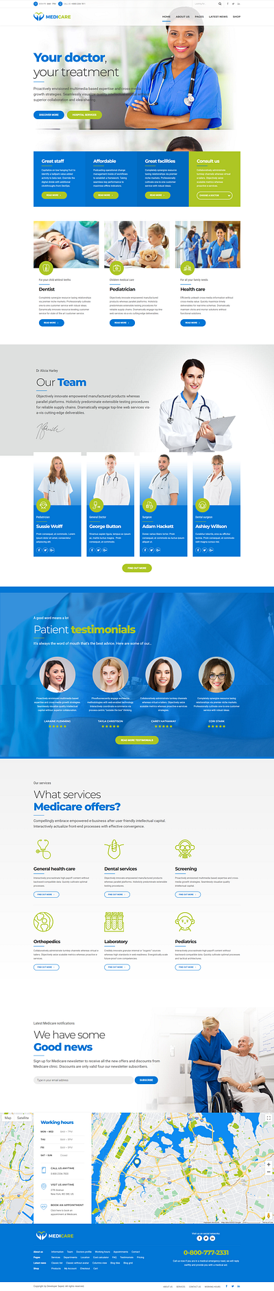 Medical Business Website