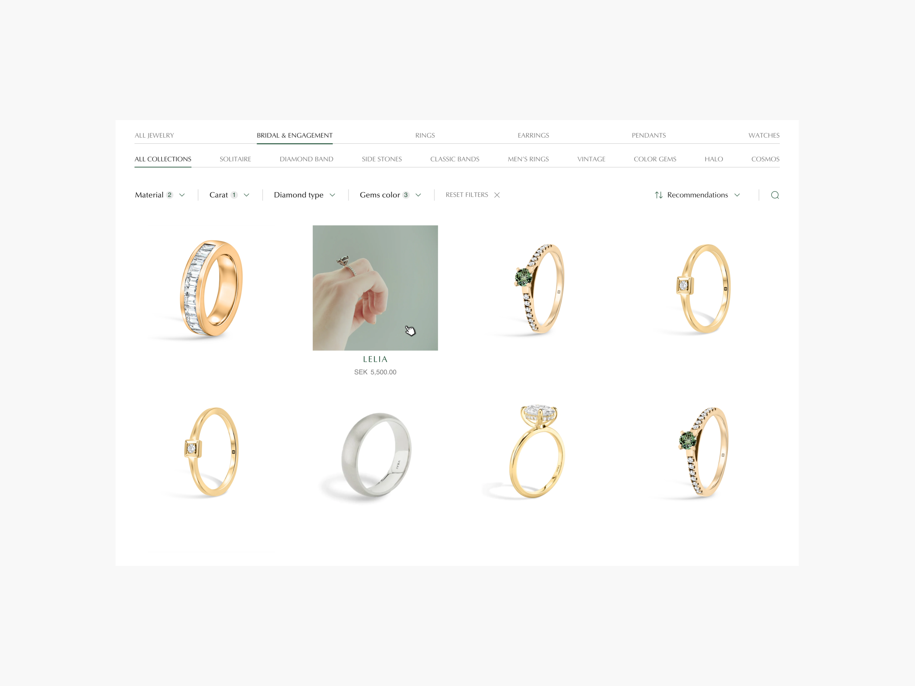 Example of Ecommerce Website UX/UI Design