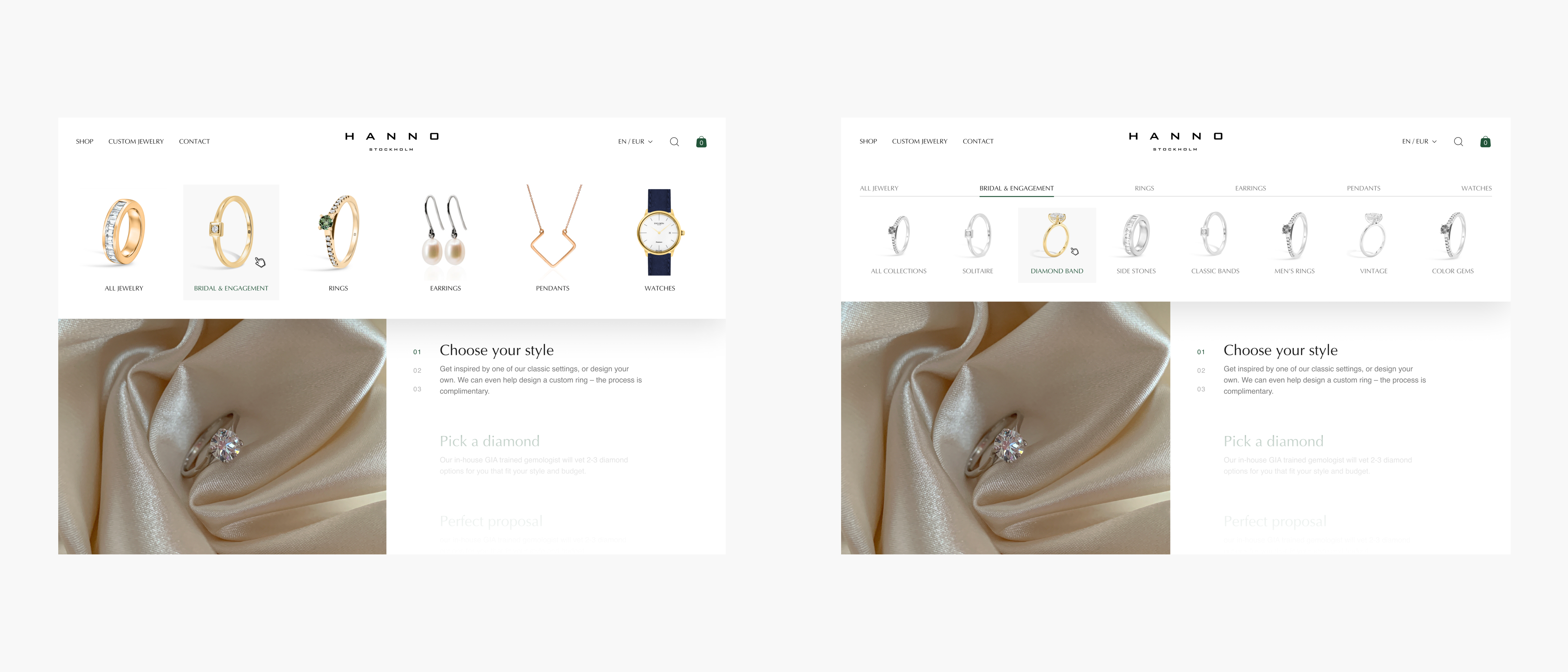Example of Webflow E Commerce Store Design & Build
