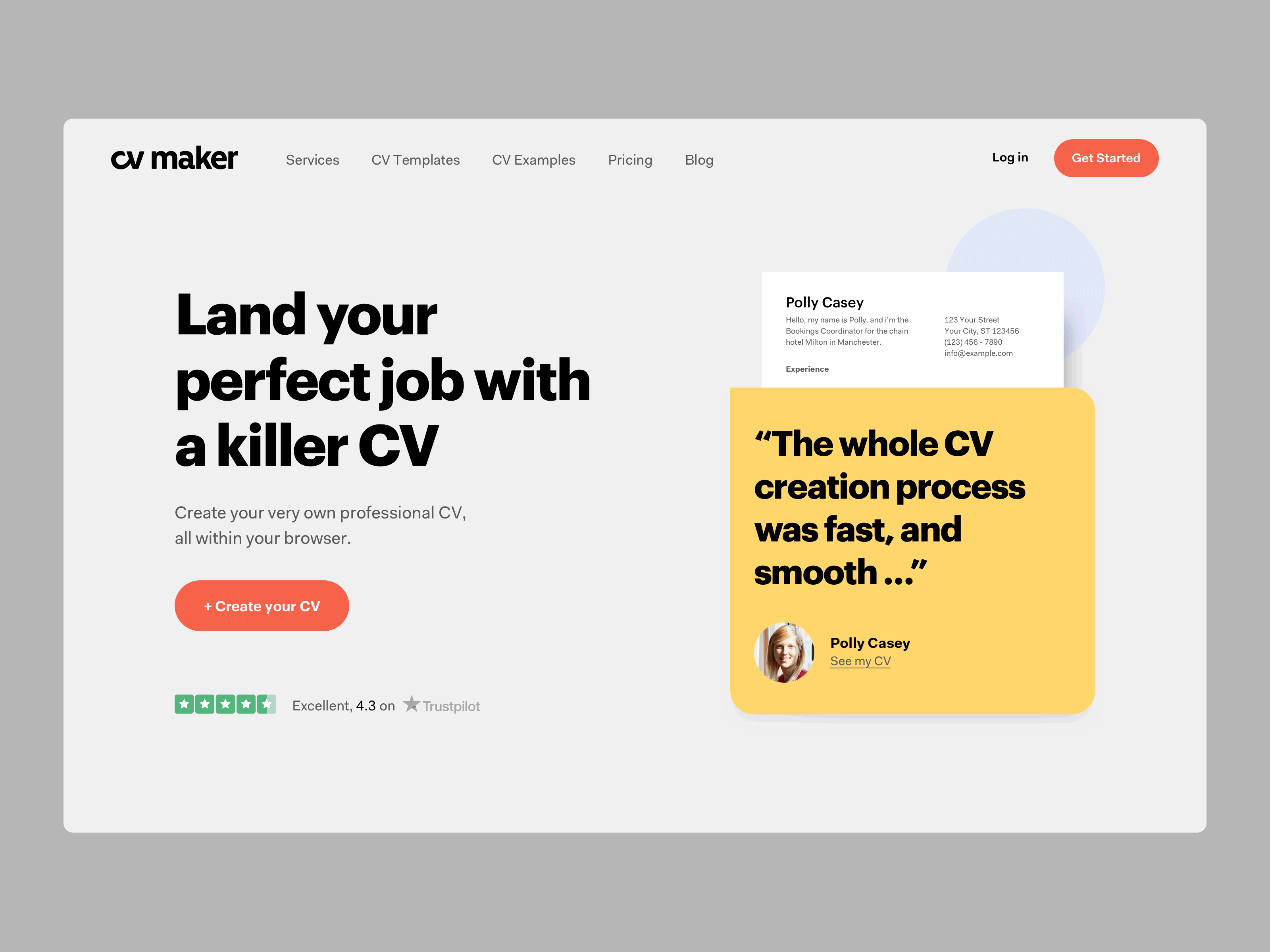 CVMaker - Hero variations branding design system platform saas ui ux visual identity web design website