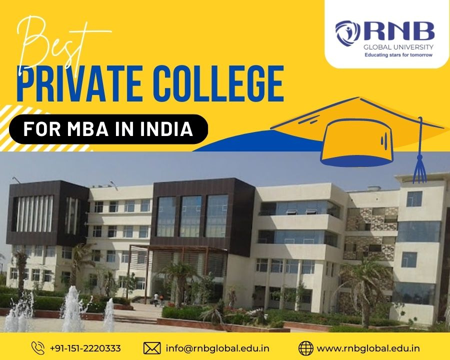 Best Private College for MBA in India by RNB Global University on Dribbble