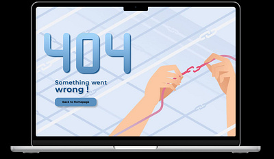 404 Error Page dailyui design ui ux
