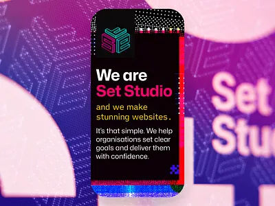 Set Studio creative design accessible creative fluid space fluid type graphic design pattern performant responsive texture ui