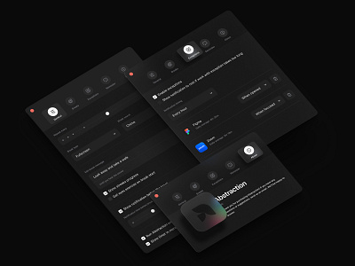 Abstraction — Settings app branding design flat logo minimal ui