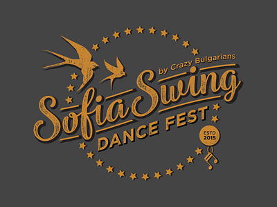 LOGO Sofia Swing Dance Festival digital art illustration logo vectorart