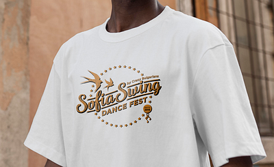 T-shirt design Sofia Swing Dance Festival digital art illustration logo print design vectorart