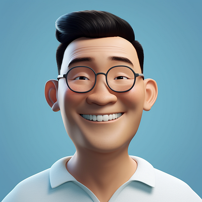 Pixar Style Faces 3D Avatars 3d ui web