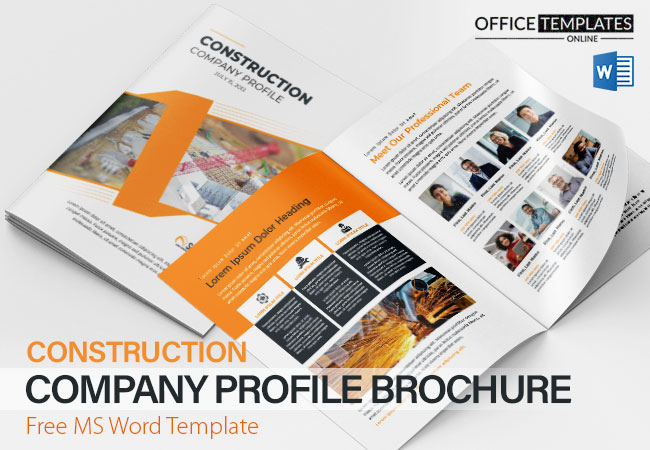 Perfect Free Company Profile Booklet Templates By Office Templates ...