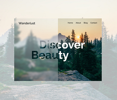 Wanderlust app design designer figma graphic design ui ux web webdesign