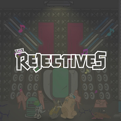 The Rejectives android game android logo game logo gaming ios game logo design mobile game mobile game logo