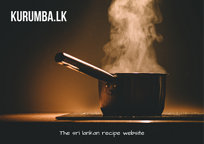 Kurumba.lk - The Sri Lankan Recipe Website branding design food recipe srilanka travel ui web design website