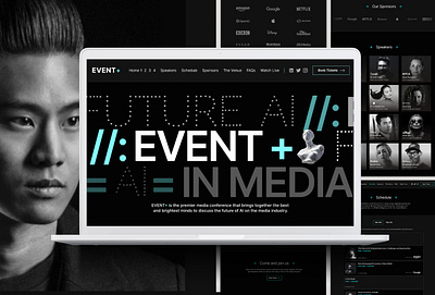 EVENT+ | A Dynamic Event or Conference Framer Template framer template website template