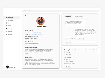 Daily UI, Client management page app branding dailyui design illustration logo projectmanagement saas ui ux