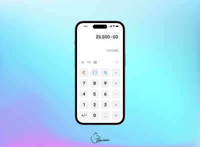 Calculator Mobile Design app design illustration logo typography ui ui ux uidesign