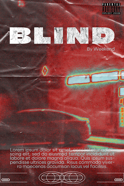 POSTER DESIGN | BLIND design graphic design illustration illustrator photoshop poster design vector