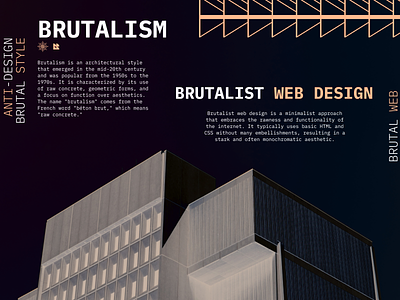 Brutalism - Short Design branding brutalism brutalist design design trends designing graphic design illustration ui