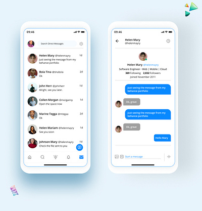 Twitter Direct Messaging daily daily design ui ux