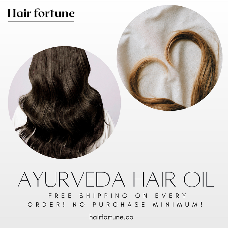 Ayurveda Hair Oil by Hair Fortune on Dribbble