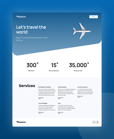 Gashtyar Travel branding graphic design typography ui ux