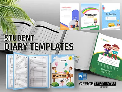 School Student Diary/Planner Templates for MS Word academiccalendar