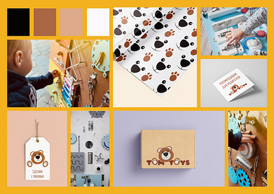 Логотип для магазина детских развивающих игрушек TomToys branding design graphic design logo