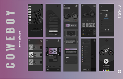 Bike Shop Ui app 3d animation graphic design ui