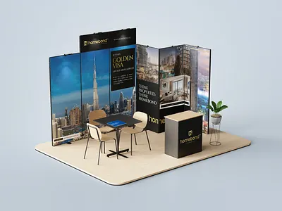 Real Estate Exhibition broker agency real estate real estate exhibition stand design