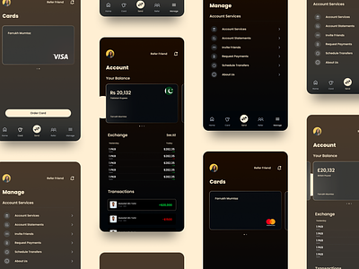 Money Sending App design ui